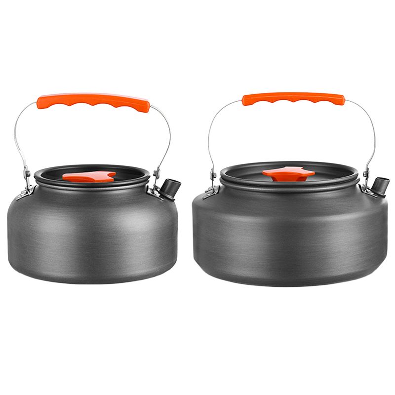 0,8/1,6 l Camping-Wasserkocher, Outdoor-Kaffeekessel, Geschirr, Picknick-Set, Zubehör, Ausrüstung, Utensilien, Tourismus, Kochgeschirr, Kaffeekanne_voghion.com