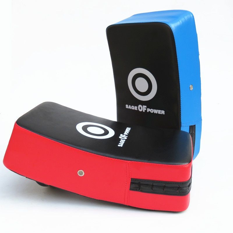 QFV50704555550<== Wholesale PU Thickened Foot Arc-Shaped Hand Boxing Sanda Protective Gear Muay Thai Fighting Training Taekwondo Square_voghion.com