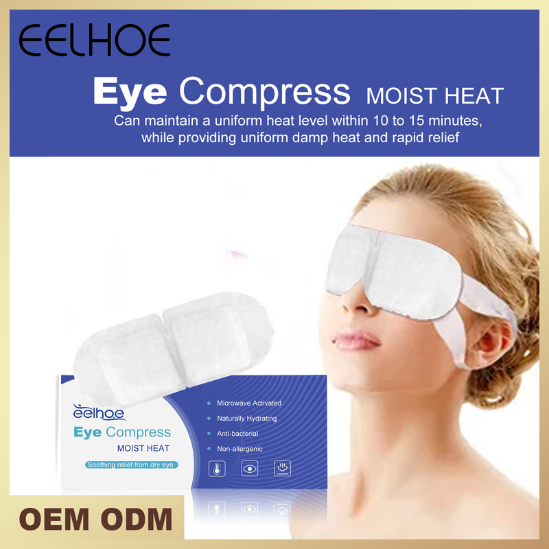 Steam Beautiful Urteøjenmaske Lindrer Træthed Tørre Øjenmaske Varm Påføring Skygge Beroligende Søvn Varmeøjenmaske_voghion.com