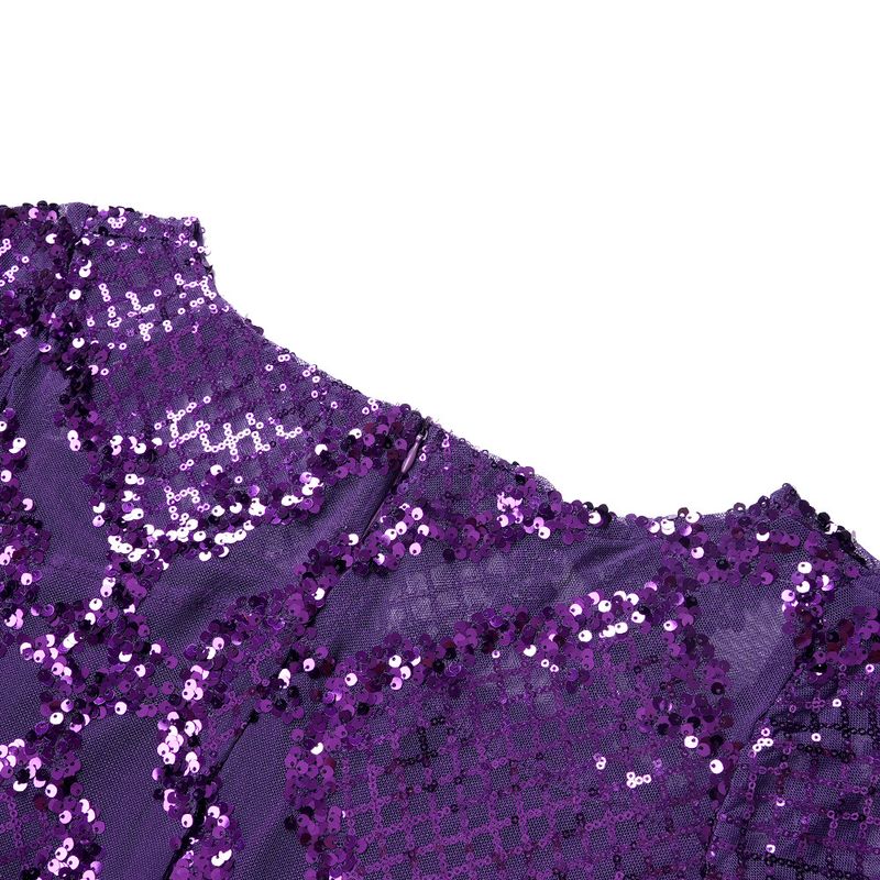 Sequin Fringe Bodycon Dress For Women – Elegant Party Midaxi Dress With Flowy Sleeves, Plus Size Available (Black/Purple/Green)_voghion.com