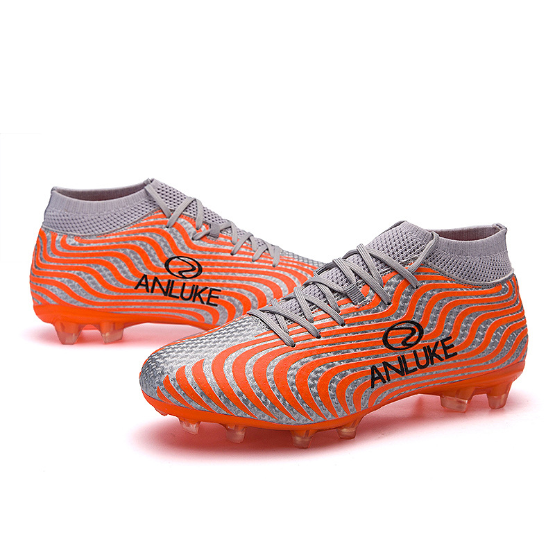 2022 nuove scarpe da calcio DingTalk a collo alto traspiranti da uomo FGTF moda taglia grande 45_voghion.com