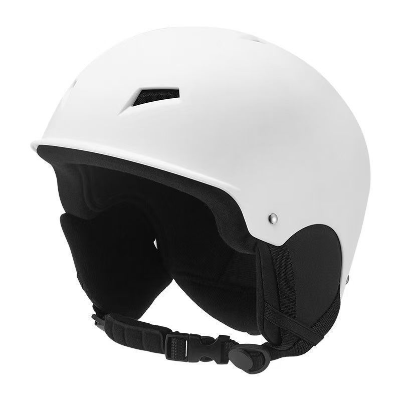 Capacete ajustável para esportes ao ar livre para adultos, quente, infantil, chapéu de esqui simples e duplo_voghion.com