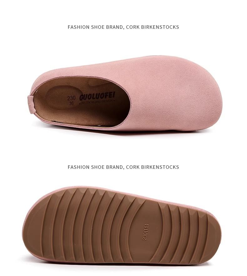 Women's Slip-On Clogs - Soft Suede Upper, Lightweight & Breathable, Comfortable Rubber Sole, Casual Boho Shoes For Women_voghion.com