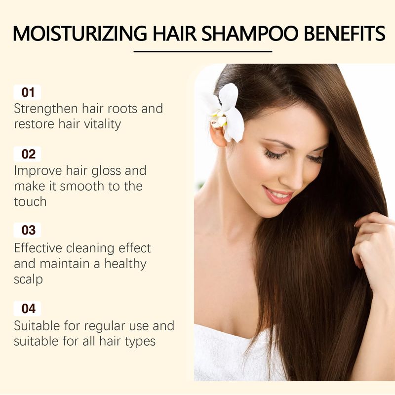 Szampon i odżywka kolagenowa do włosów, oczyszczająca skóra głowy, wzmacniająca szampon, maska regenerująca keratynę, delikatna pielęgnacja włosów_voghion.com