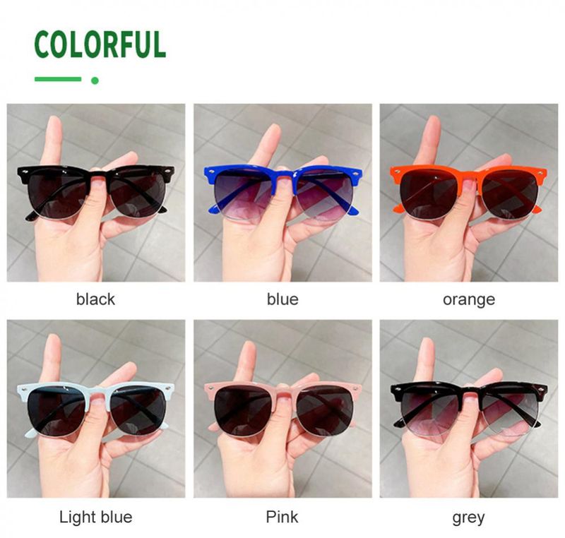 Niños resistentes a los rayos UV y gafas de sol de moda para niñas_voghion.com