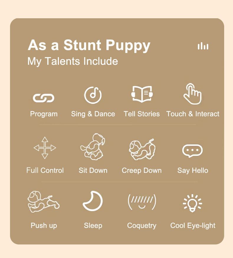 Smart Robotic Dog For Kids Interactive Remote Control Electric Toy With Educational Features For Boys And Girls_voghion.com
