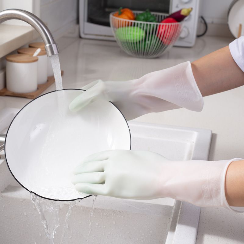 Palm Thickened Household Dishwashing For Women Men, Waterproof And Durable, Summer Kitchen Laundry Cleaning Gloves_voghion.com