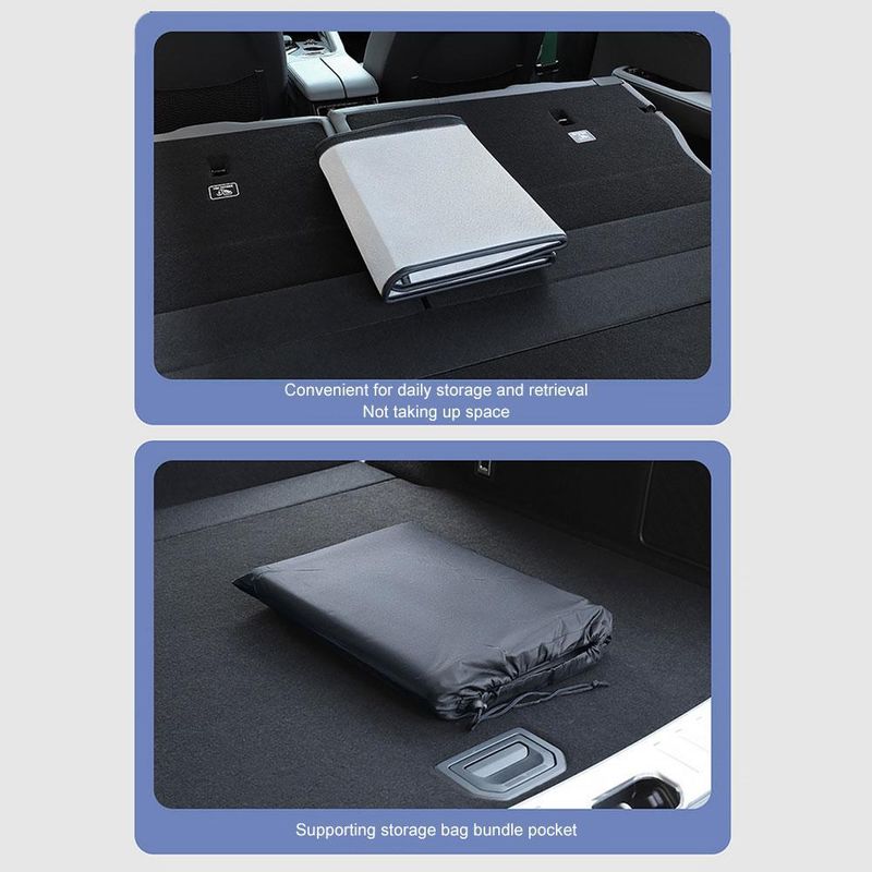 Cama Capô Proteção SUV No Carro Banco Traseiro Dobrável Placa de Extensão Porta-malas Dormir Camping Cama Mat_voghion.com