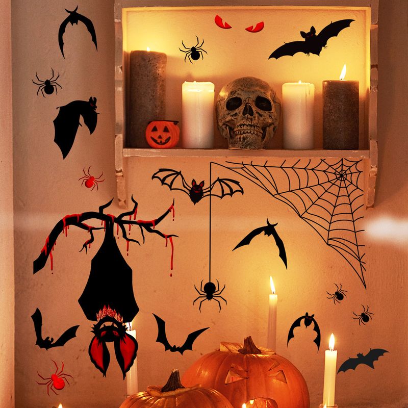 Aufkleber Halloween Blut Handabdruck Fußabdrücke Dekorative Wandaufkleber Fensteraufkleber Wohnzimmer Schlafzimmer Hintergrund Home Dekoration Aufkleber_voghion.com