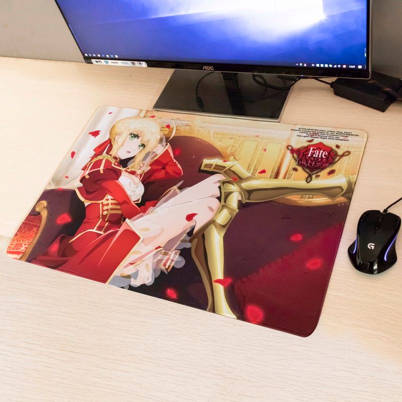 Unbeatable Quality Officially Authorized Fate Night New Chapter Anime Peripheral Saber My King Large Size Key Mouse Pad_voghion.com
