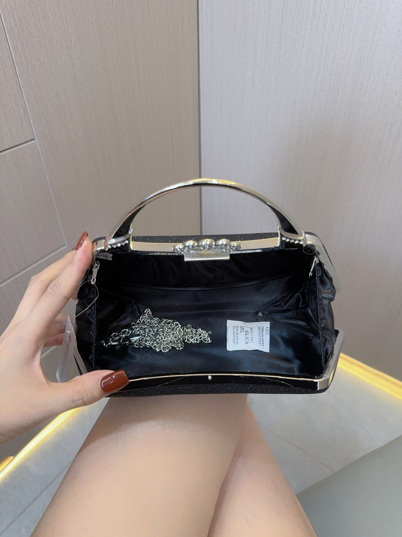 New Super Sparkling Handbag Wedding Bridesmaid Movie Team Celebrity Banquet Evening Bag_voghion.com