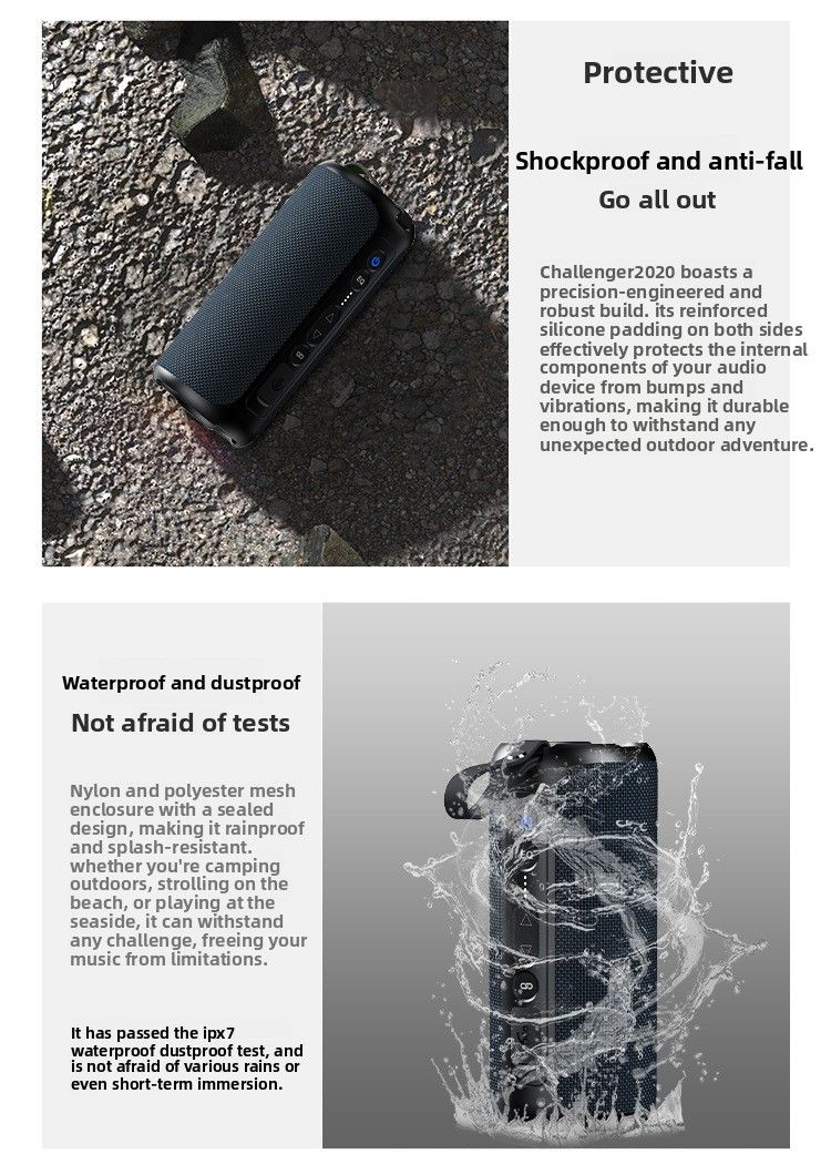 【High Quality】 Xidobao Xdobo SINOBAND Challenger 2020 Bluetooth 50W Outdoor Riding Speaker_voghion.com