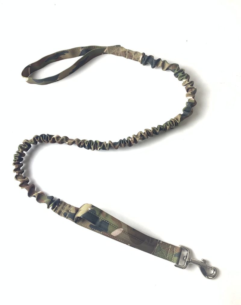 Entraînement en extérieur pour chiens de taille moyenne et grande, laisse de style militaire avec corde en nylon antidéflagrante_voghion.com