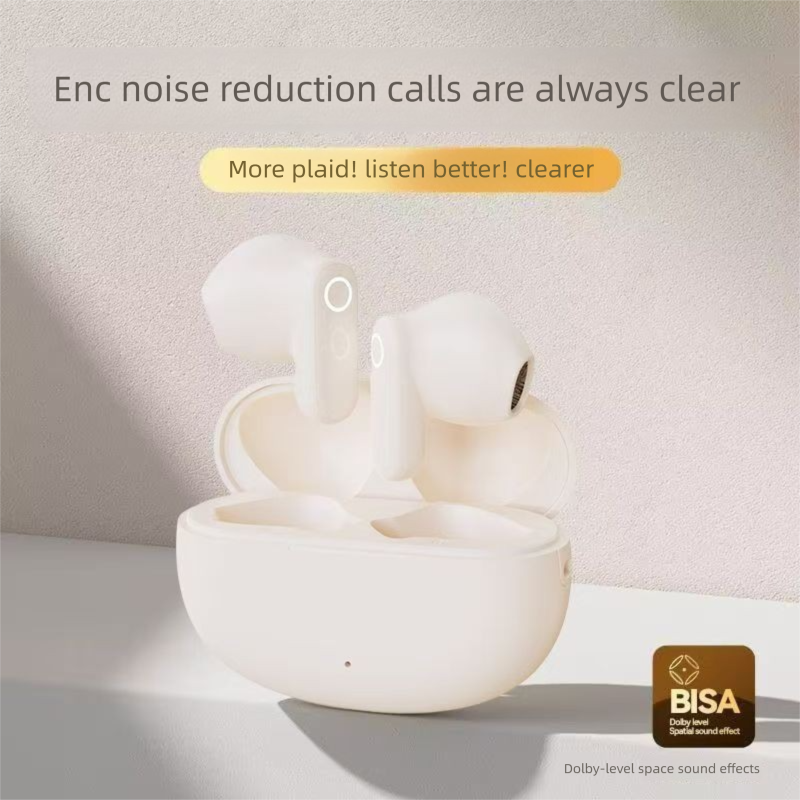 2025 New Recommended Bluetooth Earphones Wireless Semi-In-Ear Style Listening To Music, Gaming, Sports, Long Battery_voghion.com