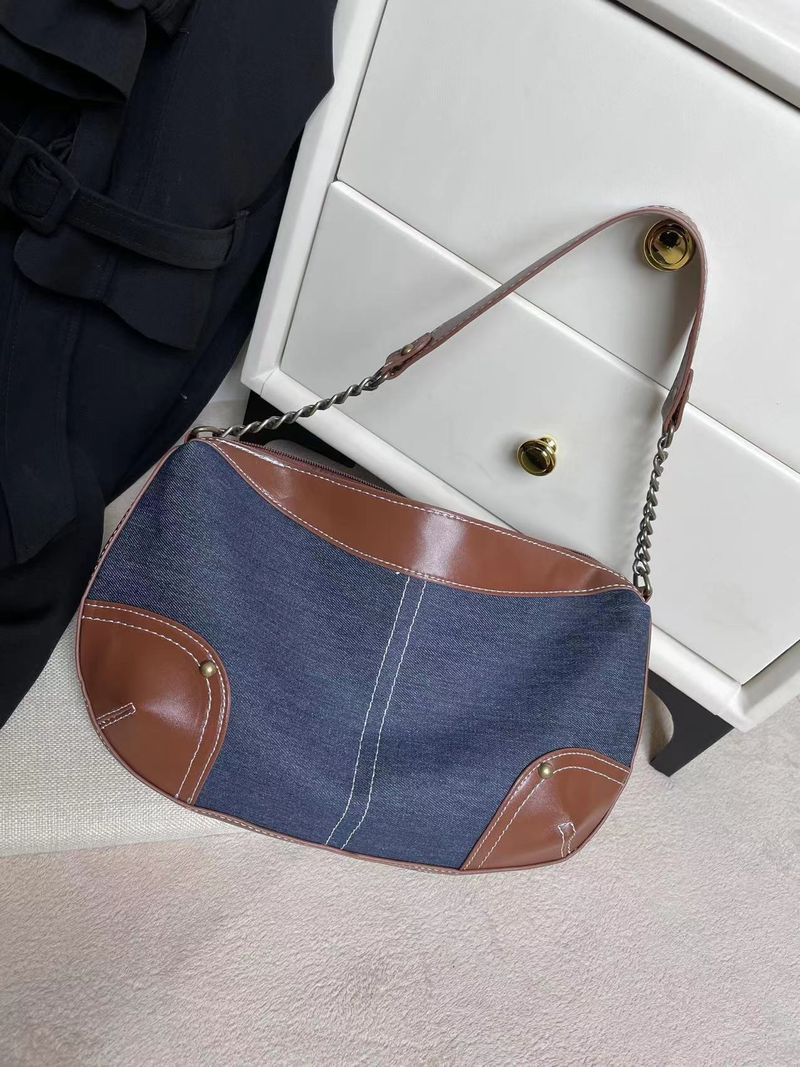 2024, famoso nuovo denim a forma di gnocco sotto le ascelle con uno stile dolce e fresco, borsa a tracolla singola per donna_voghion.com