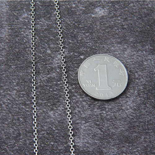 Collana con croce in argento tailandese vintage, unisex, lunga e corta, con clavicola buddista_voghion.com