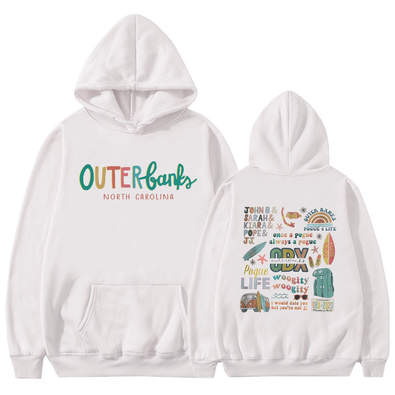TV Series Pogue Life Paradise on Earth Outer Banks OBX Hoodie Men Women Casual Hoodies Oversized Fleece Sweatshirt_voghion.com