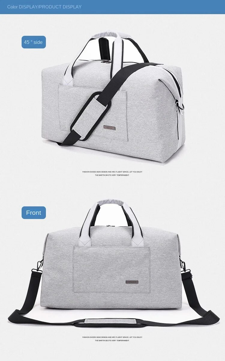 Borsa da viaggio da uomo Borsa da viaggio di grande capacità di nuova moda Borsa da viaggio per computer Borsa a tracolla portatile_voghion.com
