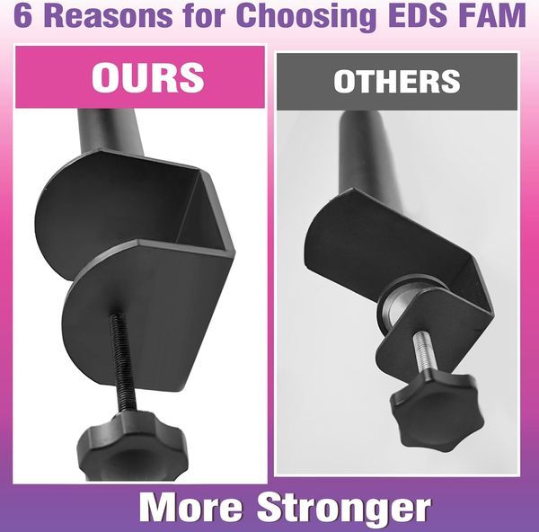 Supports de moniteur de studio robustes contre le mur, hauteur réglable max. 18,2 pi, support d'enceinte de bureau pour scène_voghion.com