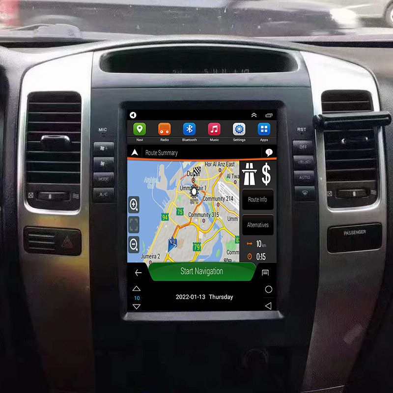 Geeignet für Prado vertikale bildschirm navigation system Prado GX40 auto großen bildschirm zentrale steuerung display integrierte maschine_voghion.com