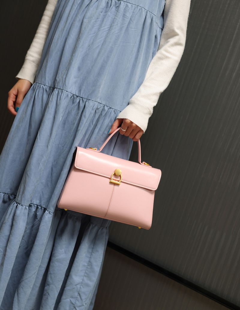 Elegante borsa a tracolla per donna - Borsa casual ispirata al vintage con manico superiore e tracolla, taglia media,_voghion.com