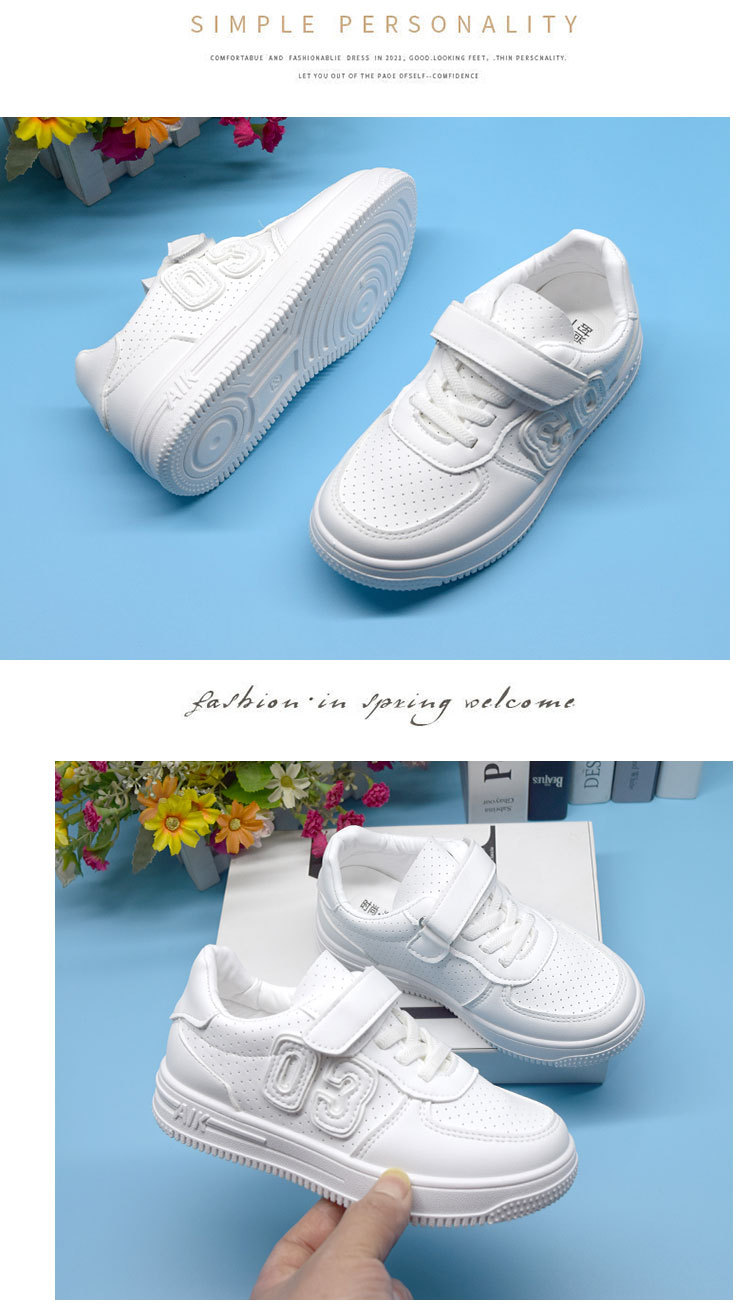 Mutter & Kinder Kinder skates Weiße turnschuhe Mädchen schuhe Kleine weiße schuhe jungen weichen sohlen_voghion.com