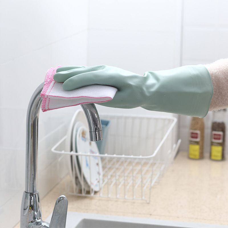 Dishwashing For Women Waterproof Rubber Latex Thin Kitchen Durable Laundry Cleaning Household Gloves_voghion.com