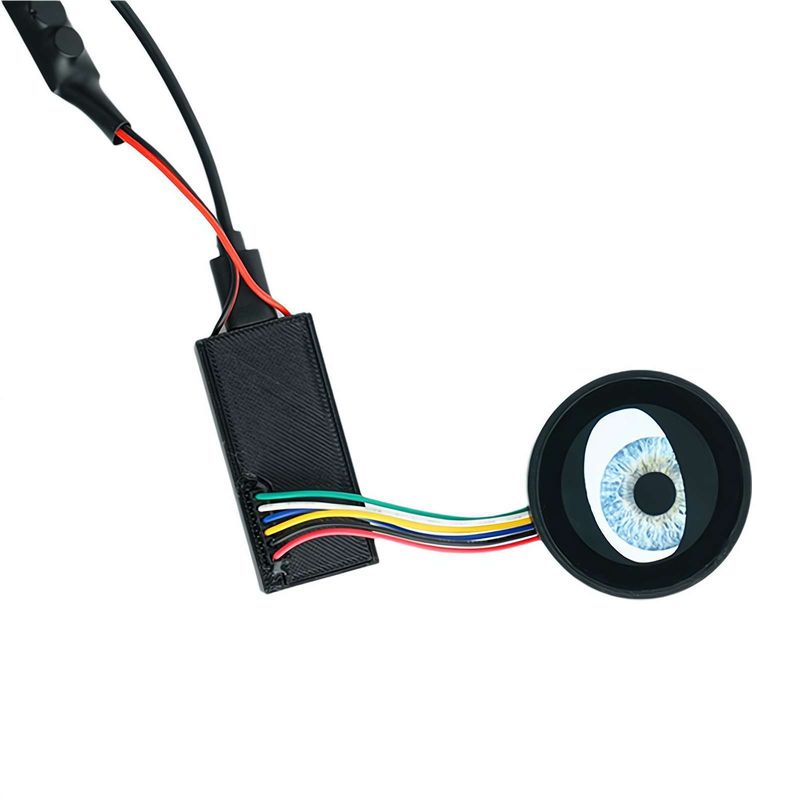2 set di 9 auto elettriche, logo Devil's Eye Blink, possono essere installate tramite USB su qualsiasi modello con foro_voghion.com