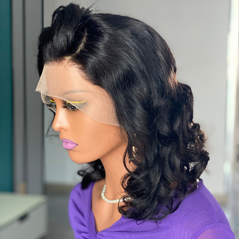 Extension per capelli Parrucche Densità Ricci elastici Parrucche per capelli umani Pizzo frontale Parrucche vere_voghion.com