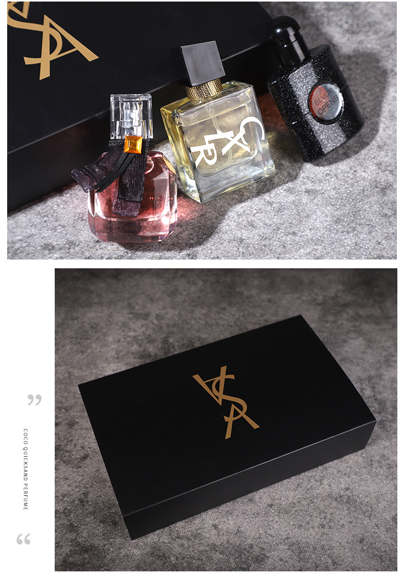 New Perfume Gift Box, Popular Online, Private and Seductive Three Piece Women's Perfume Set, Lasting Eau De Toilette, Floral Fragrance_voghion.com