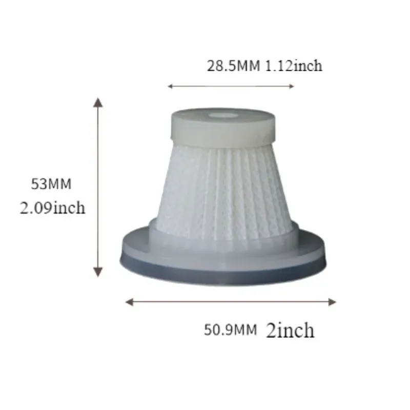Aspirador de pó automotivo sem fio, coletor de pó portátil, filtro de ar lavável, cartucho com aplicabilidade repetível para interior_voghion.com