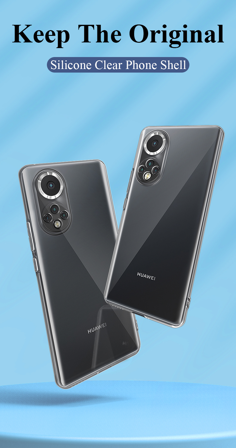 Ultradünne, durchsichtige Silikonhülle für Huawei Honor 60 50 30 Pro Lite 30S 30i Softcover für Honor_voghion.com