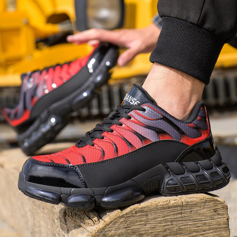 Mannen Vrouwen Veiligheid Anti-smash Anti-lek Ademend Lichtgewicht Werk Sneakers Onverwoestbare Schoenen Laarzen_voghion.com