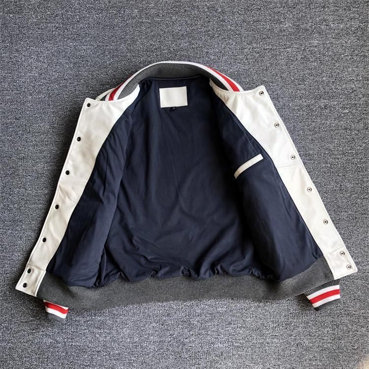 Maglia da baseball per autunno 2024 giacca da uomo in pelle PU corta e larga alla moda_voghion.com