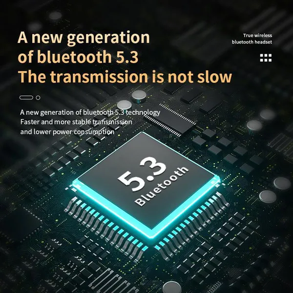 Original M90 Pro TWS Wireless Headphones Gaming Sport Bluetooth 5.3 Earphones HIFI Stereo Music Headsets In-Ear With Mic_voghion.com