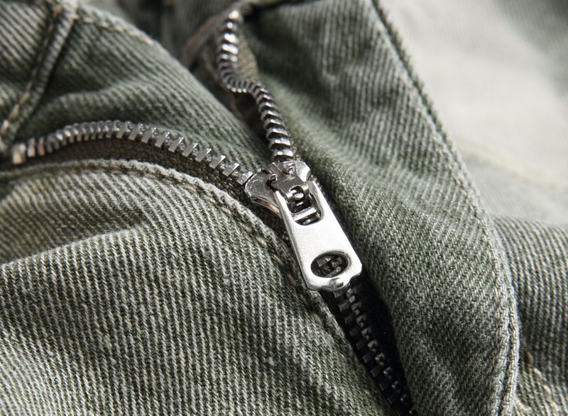 Kids’ Clothing Boys Non Elastic Straight Leg Ripped Green Trousers Mid Waist Spot Jeans Four Seasons_voghion.com
