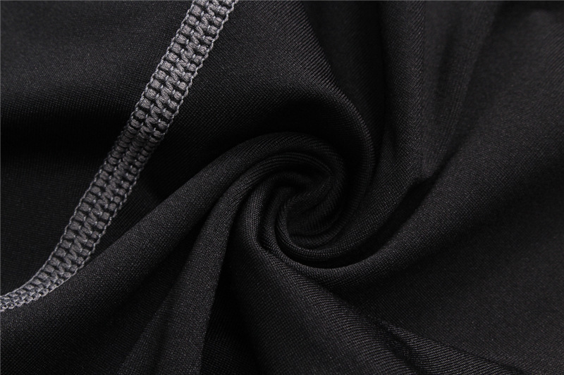 Ανδρικά ρούχα Running fitness Φορέστε ελαστικό αθλητικό κολάν γρήγορο στέγνωμα προπόνηση γυμναστικής μπάσκετ γυμναστική με κοντομάνικη βάση_voghion.com