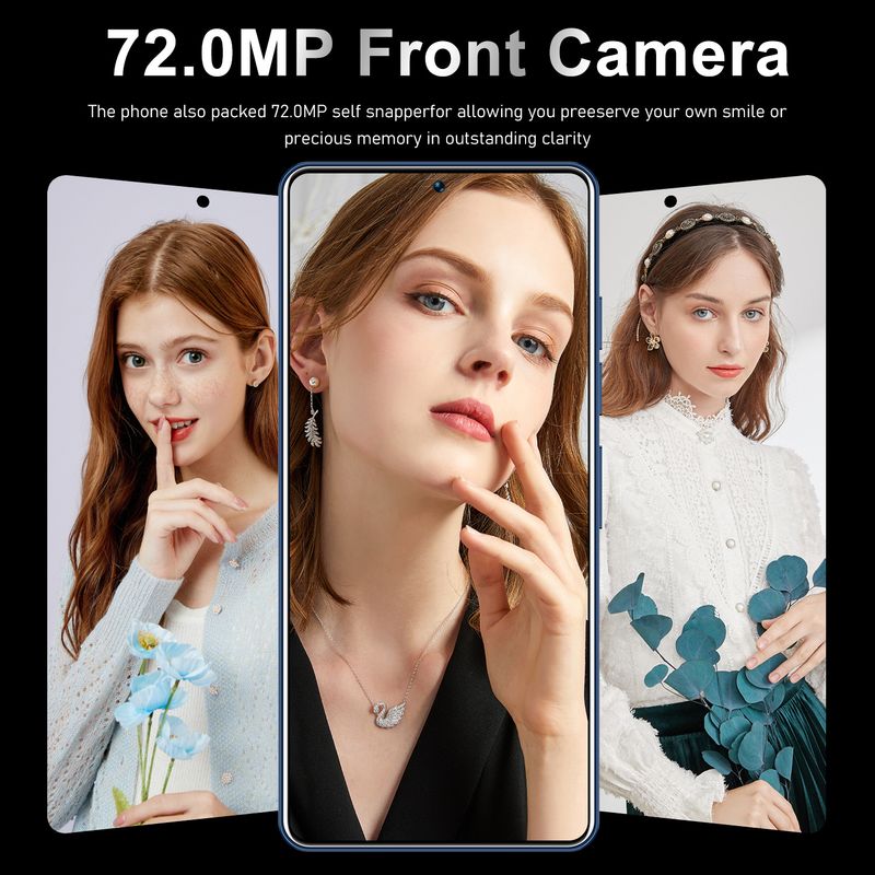 Mobilní GT10 Pro 7,3palcový velký displej 12+512G Android Smartphone_voghion.com