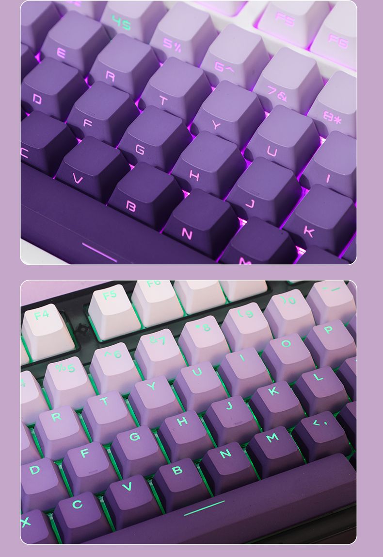 Kcpmaster Dark Fragrance Transparent Side Engraved E-Sports Key Cap_voghion.com