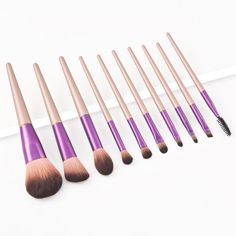 10-teiliges Make-up-Pinsel-Set Morandi Make-up-Pinsel-Set GUJHUI_voghion.com
