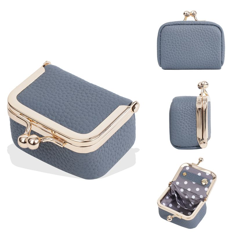 Neu Damen Geldbörse Baellerry Echtes Leder Mini Schmuck Box Multifunktionale Münzfach_voghion.com