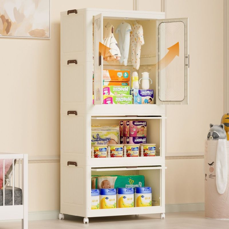 Clothes 10 Rod Doors For Magnetic Hangers Organizer With Hanging Portable B Wardrobe Storage Cubes Dresser 4 Closet Clothes Pcs_voghion.com