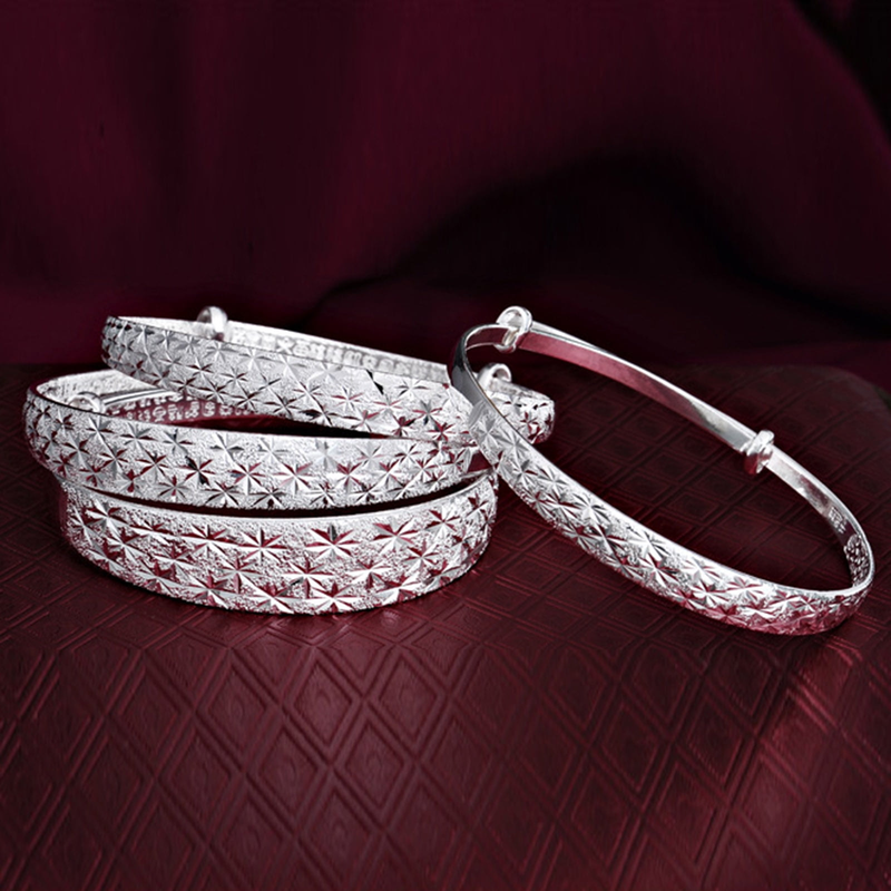Baocc Accessories Pure Sterling Gypsophila Bracelet Fashion Jewelry Bangle Bracelets Sier_voghion.com