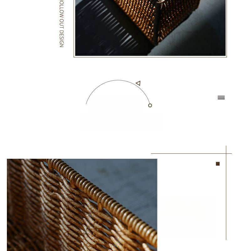 Cestino portaoggetti da tavolo Pulan, in rattan, per bagno, soggiorno, telecomando, cucina, spezie_voghion.com