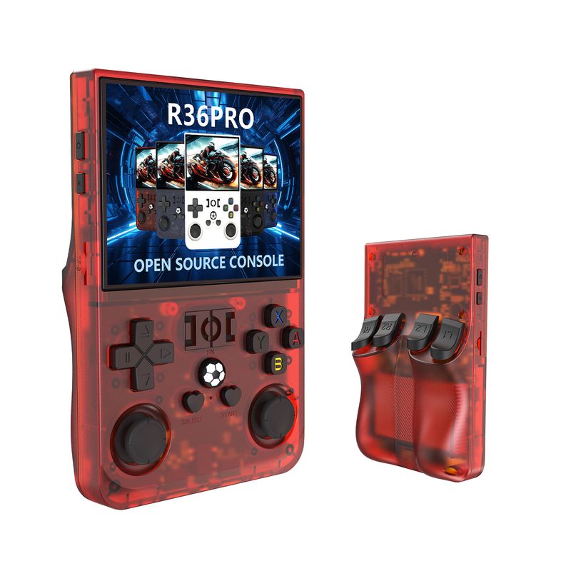 Console Open Source R36 128 Go 64 Go Écran haute définition 3,5 pouces Mini lecteur de jeu Batterie longue durée 4000 mAh R36S_voghion.com