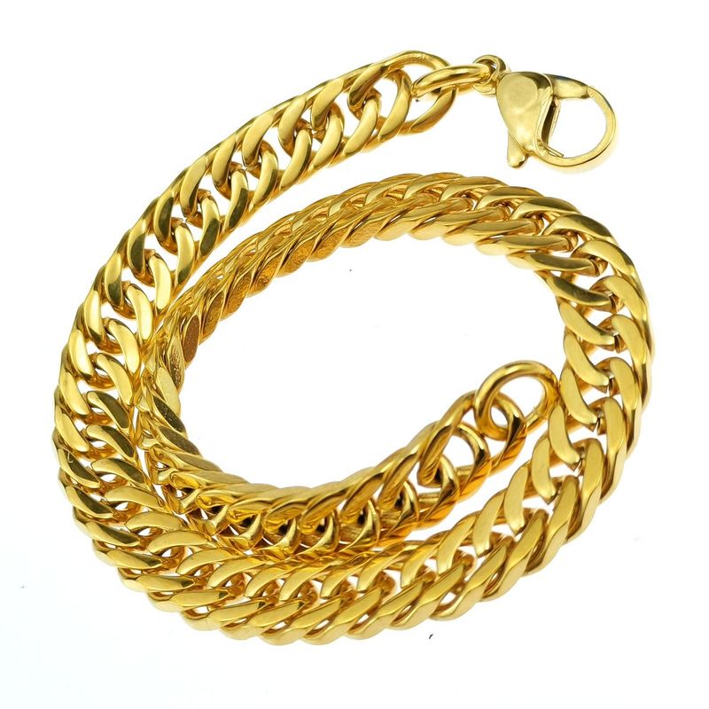 Zapestnica iz nerjavečega jekla, dolžina 16 cm, širina 20 cm, dolžina 3,5–10 mm, širina 22 cm, dolžina 24 cm, širina 3,5–10 mm_voghion.com