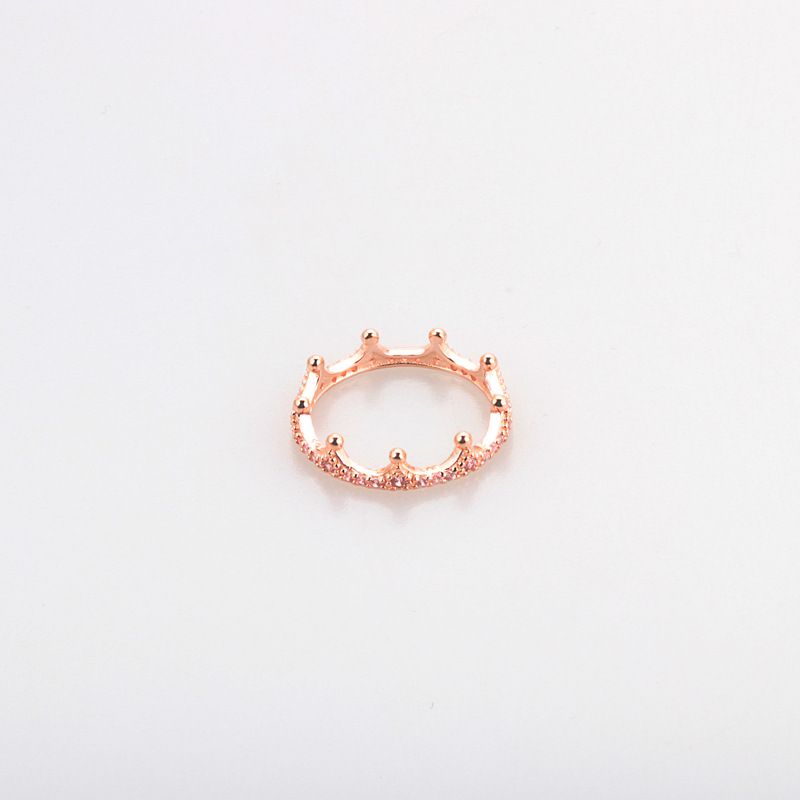 Women's Jewelry Crown Ring - Elegant Stackable Knuckle Ring In Gold, Silver & Rose Gold, Minimalist Design For Everyday Wear, Sizes 50-60_voghion.com