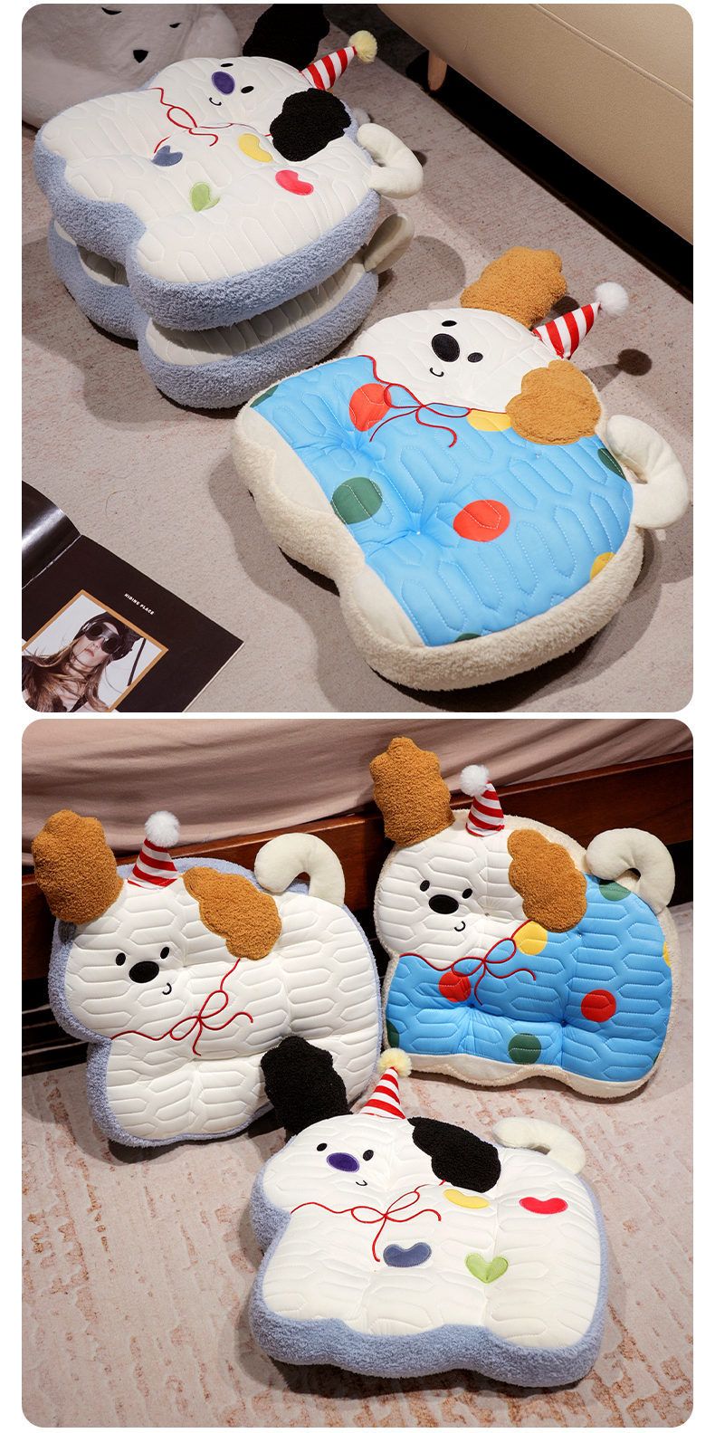 Ice-Silk Latex Cushion Office Chair, Cooling Seat Pad, Ideal For Bay Window Areas_voghion.com
