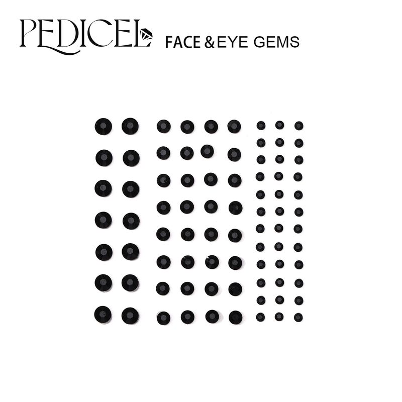 Halloween Edm Electronic Music Festival Face Stickers Eyebrow Stickers Diamond Resin Diamond Carnival Diamond Stickers Masquerade Face Decoration_voghion.com