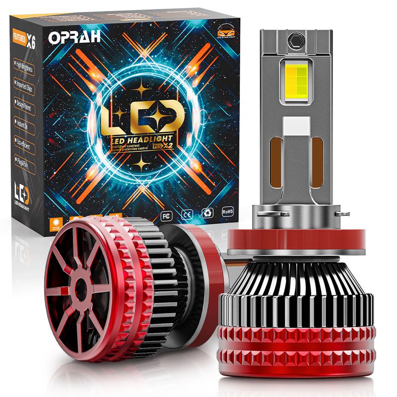 Lampadine per fari a LED H4 180W 22600LM 9005 9006 H1 H11 3570 Chip Canbus Abbaglianti Anabbaglianti Fendinebbia per Auto 6000K 12V_voghion.com